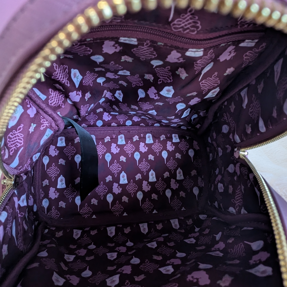Loungefly Disney Beauty and the Beast Portrait Mini Backpack and Wallet Set - Picture 7 of 11
